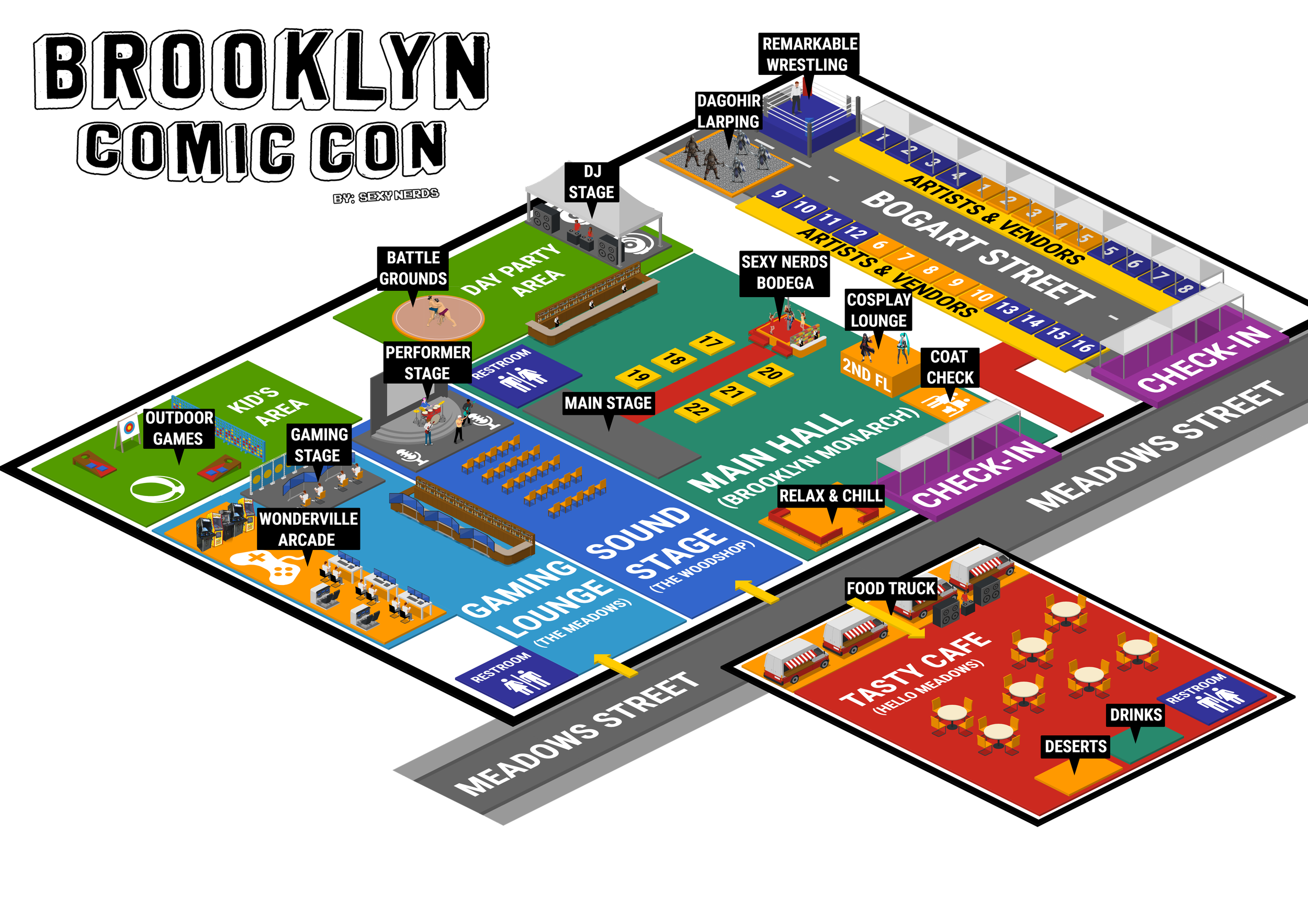The Map — Brooklyn Comic Con